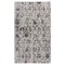 Edge Collections - 2' X 3' - Gray - Stain Resistant Damask Area Rug for Home Spaces - 1 Piece